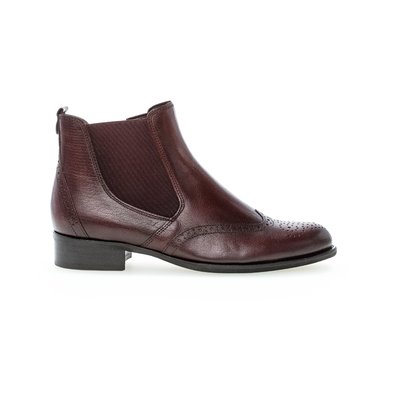 Bottines en cuir lisse à talon bloc GABOR