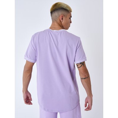 T-shirt logo brodé en relief PROJECT X