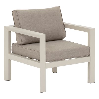 Fauteuil de salon de jardin en aluminium Evasion HESPERIDE