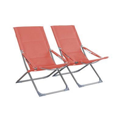 Chaise de jardin acier pliante (lot de 2) PARMA SWEEEK