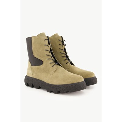 Bottines en cuir, empiècement élastique ULLA POPKEN