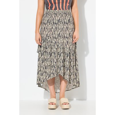 Jupe maxi imprimée. Coutures fantaisie ULLA POPKEN