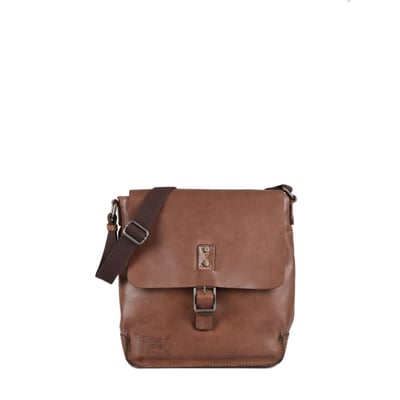 Sac bandoulière Traveler cuir BASILIC PEPPER