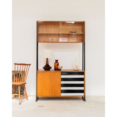 Meuble de rangement en bois Gustave N°197 - Bon état DEBONGOUT