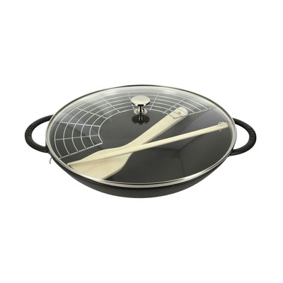 Wok En Fonte Avec Couvercle 37 Cm STAUB