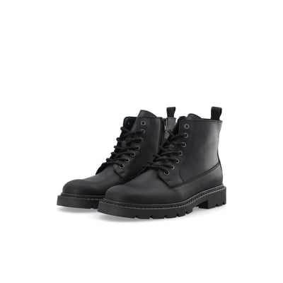 Bottes À Lacets BIANCO