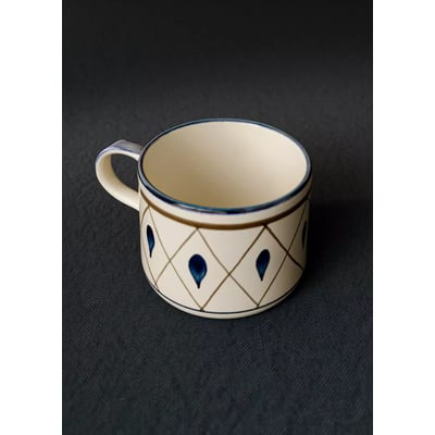 Tasse en grès dessin peint à la main MANGO HOME