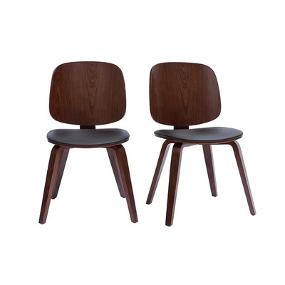 Chaises scandinaves en bois (lot de 2) BECK MILIBOO