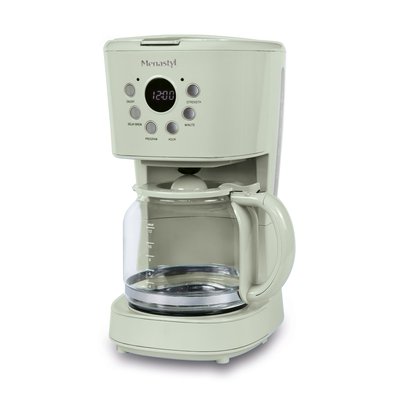 Cafetière filtre 1,5L 12 tasses, RETRO MENASTYL