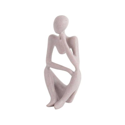 Statuette silhouette en polyrésine Wondering PRESENT TIME