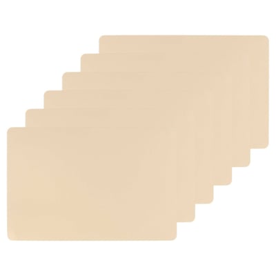 Lot de 6 sets de table rectangulaires TENOR SECRET DE GOURMET