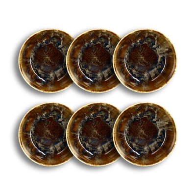Lot de 6 bols en porcelaine 16cm, VOLCANO NOVASTYL