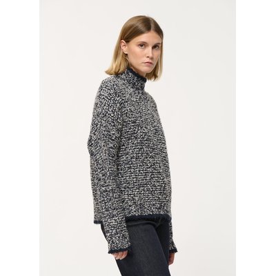 Pull droit  en maille bicolore HUMILITY