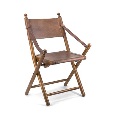 Fauteuil cuir DECORATION D’AUTREFOIS