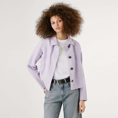 Veste Coupe Cropped À Col Chemise PEPE JEANS