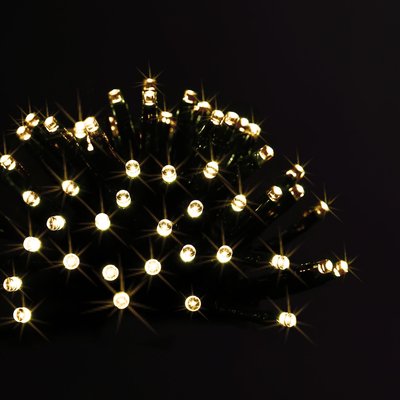 Lot 2x Guirlande extérieure de Noël à piles LED TOILINUX