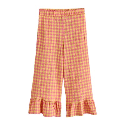 Pantalon texturé avec volants sur l’ourlet NEXT