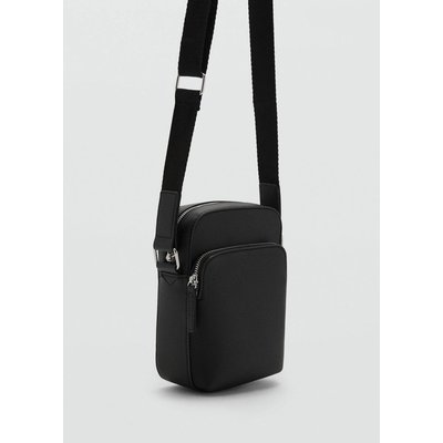 Sac bandoulière simili-cuir effet grainé MANGO MAN