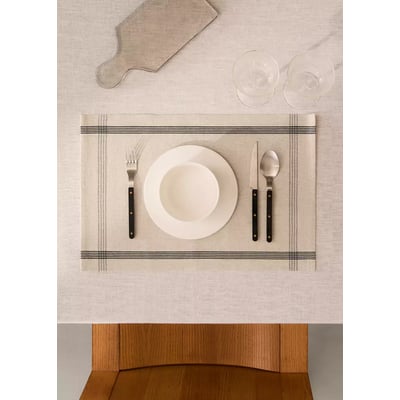 Set de table en coton à rayures MANGO HOME