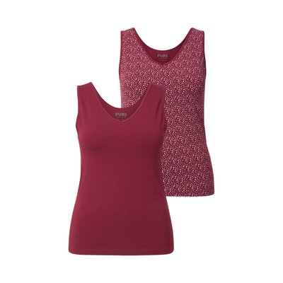 Lot de 2 maillots de corps en coton bio ULLA POPKEN