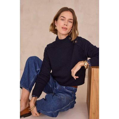 Pull col montant en 100% cachemire 4 fils BRADLEY Maison 123