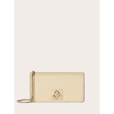 Sac portefeuille en tissu enduit effet Saffiano MOTIVI