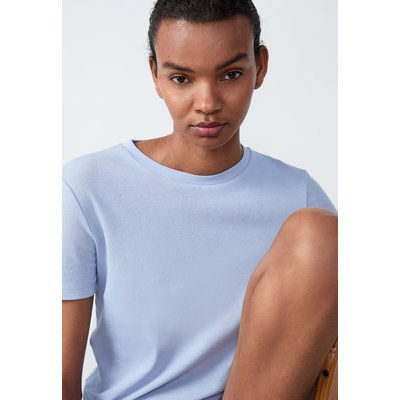 T-shirt manches courtes côtelé en coton SALVA ETAM