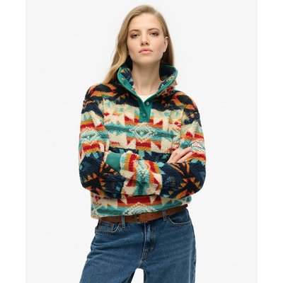 Sweat à col tunisien à imprimé ultra-doux SUPERDRY