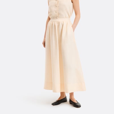 Gonna lunga svasata in lino LA REDOUTE COLLECTIONS