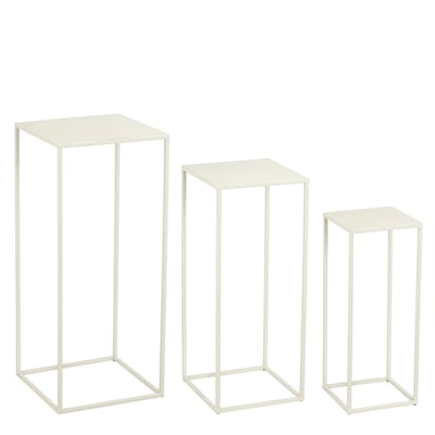 Lot de 3 tables d'appoint H70 cm QUINTY MICA DECORATIONS