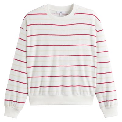 Frottee-Sweatshirt mit Streifen LA REDOUTE COLLECTIONS