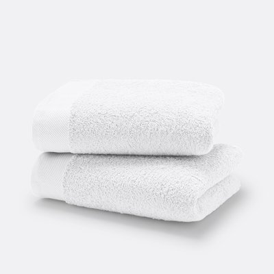 Lot 2 serviettes éponge 500 g/m2, Scenario LA REDOUTE INTERIEURS