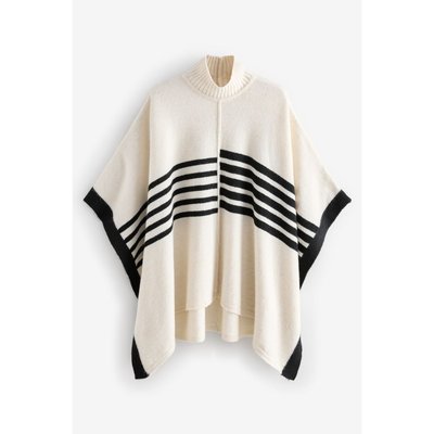 Poncho en maille rayé NEXT