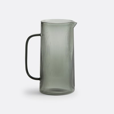 Stria Ridged Glass Jug LA REDOUTE INTERIEURS