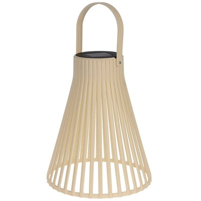 Lanterne LED solaire blanc cassé WADIGA