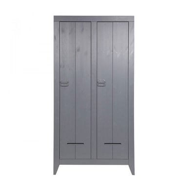 Armoire 2 portes en pin KLUISKAST WOOOD