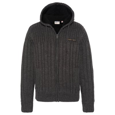 Gilet à capuche doublé sherpa SCHOTT