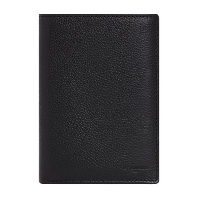 Portefeuille vertical zippé 2 volets grand en cuir grainé CHARLES LE TANNEUR