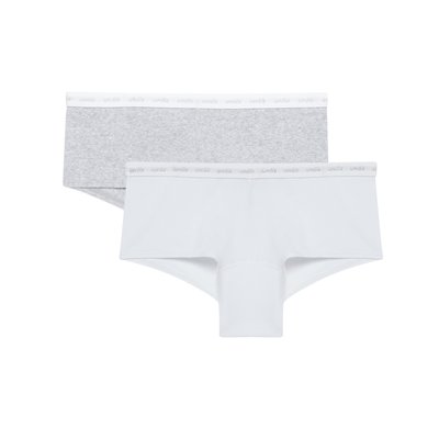 Lot de 2 shorties junior en coton LOVIZ UNDIZ