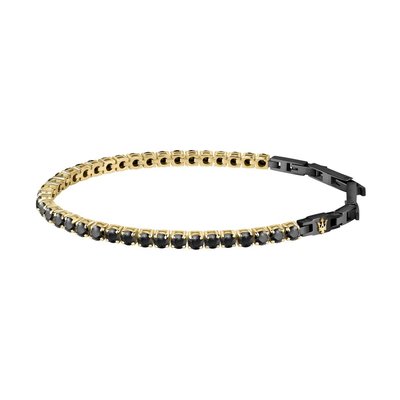 Bracelet en acier et oxyde de zirconium MASERATI