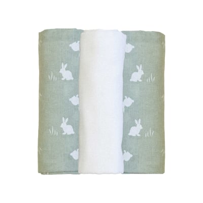 Lot 3 Langes Lapin 70x70cm TROIS KILOS SEPT