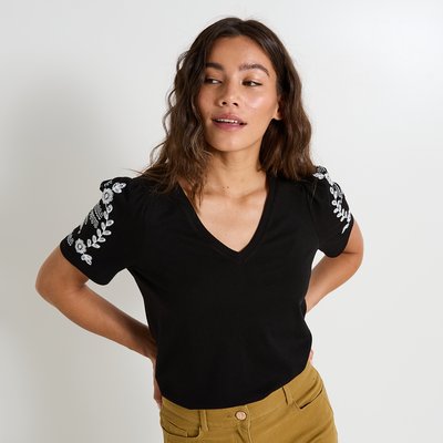 T-shirt col V GRAIN DE MALICE