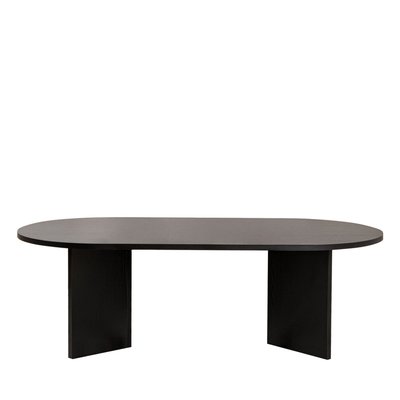 Table basse ovale en bois 119x60cm- SAM DRAWER