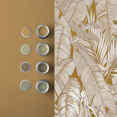 Papier peint Feuillage Paradys Tumeric GRAHAM ET BROWN