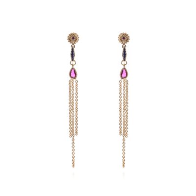 Boucles d'oreilles pendantes perles DORAMA HIPANEMA
