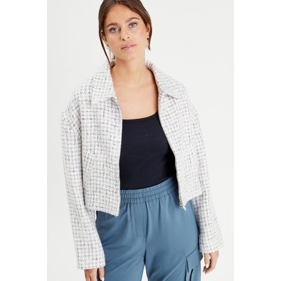 Veste courte oversize zippée CACHE CACHE