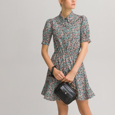 Robe courte imprimé floral, fabriquée en Europe LA REDOUTE COLLECTIONS