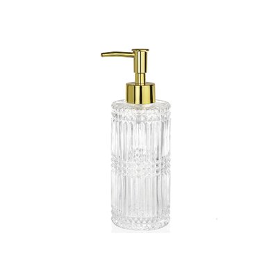 Distributeur de Savon en Verre et Métal Doré Diamond WADIGA