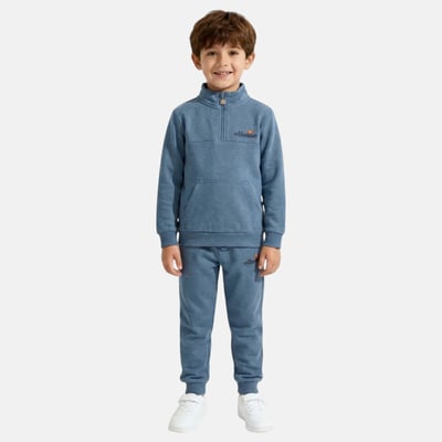 Ensemble veste zippée col montant et pantalon de jogging, poche kangourou, bas resserrés et finitions bord-côte SQUAD ELLESSE