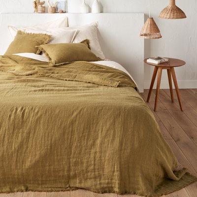 Bedsprei in gewassen linnen, Linange LA REDOUTE INTERIEURS